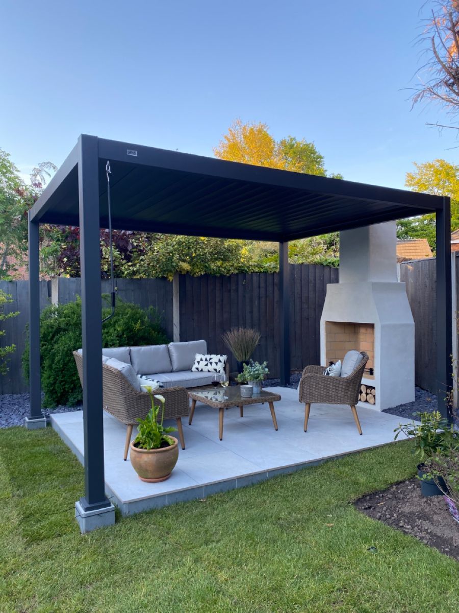 ヴィラミニマリストスタイル屋外防雨パビリオン、高品質アルミ合 - Outdoor Furniture Aluminium のレビューと価格