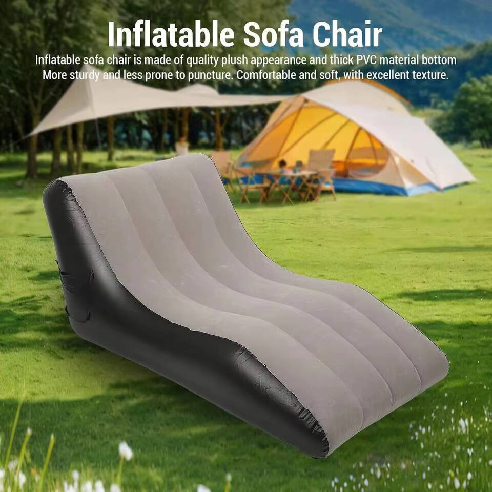 屋外用レイジーインフレータブルソファ、折りたたみ式インフレー - Outdoor Furniture Store のレビューと価格