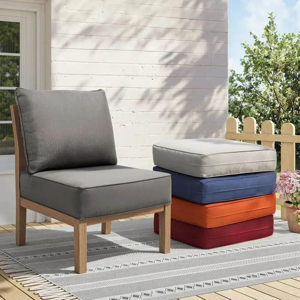 UV&耐水性アウトドアクッションセット、厚さ6の厚手フォーム - Outdoor Furniture Cushions 24 X 24 のレビューと価格