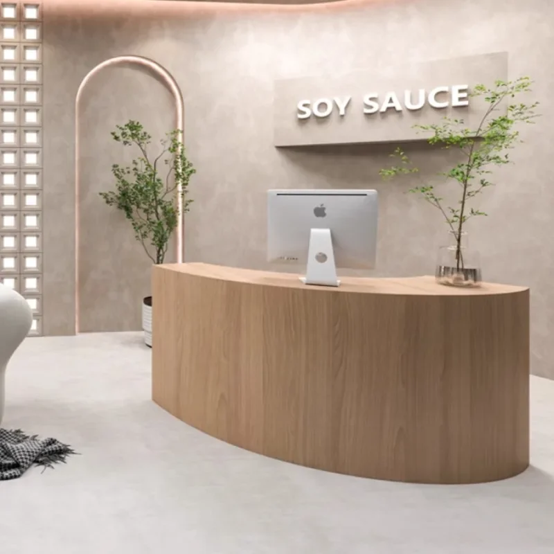 曲線状のデスクテーブル、美容サロンカウンター、屋外受付バー、 - Outdoor Furniture Store のレビューと価格