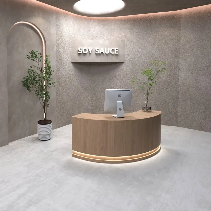曲線状のデスクテーブル、美容サロンカウンター、屋外受付バー、 - Outdoor Furniture Store のレビューと価格
