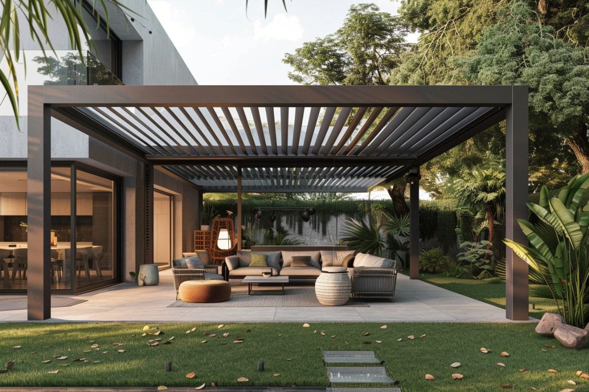 様々なサイズのアルミ合金製長方形パーゴラ、レクリエーション用 - Outdoor Furniture Aluminium のレビューと価格