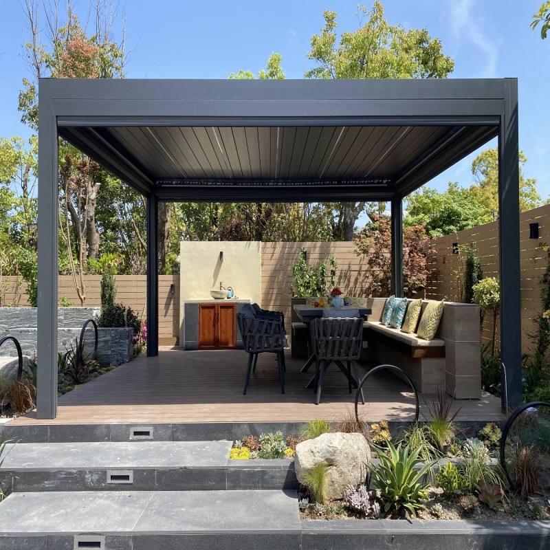 様々なサイズのアルミ合金製長方形パーゴラ、レクリエーション用 - Outdoor Furniture Aluminium のレビューと価格
