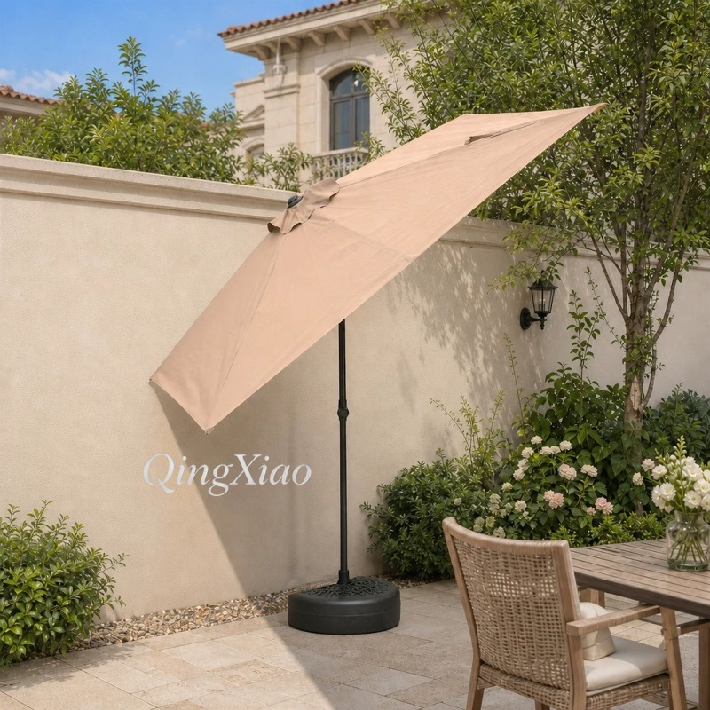 屋外用壁掛け日よけパラソル 防水UVカット 正方形ハーフサン - Outdoor Furniture Store のレビューと価格