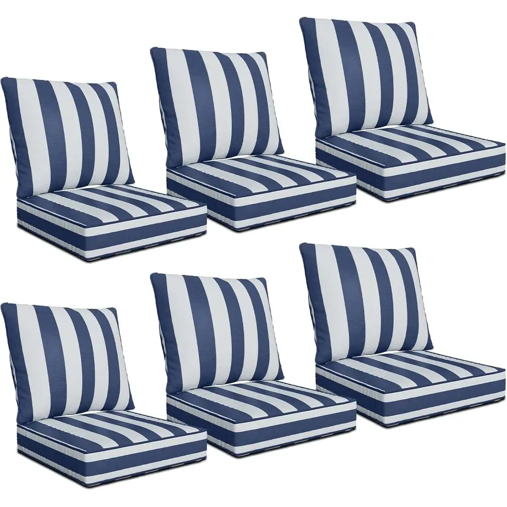 24 x 24 x 6インチの屋外用ディープシートクッション - Outdoor Furniture Cushions 24 X 24 のレビューと価格