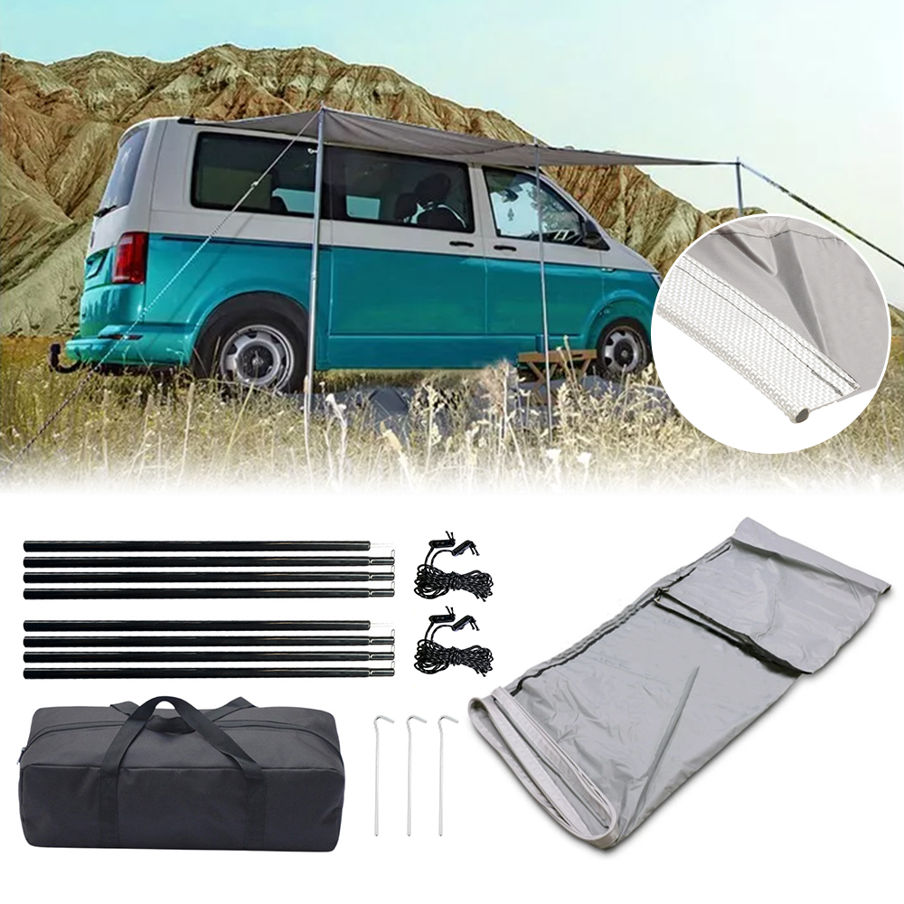 3x2.4m屋外キャンプ用オーニングキット 210Dオックス - Sun Sail Shade のレビューと価格
