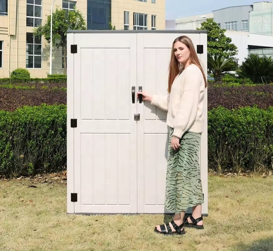 屋外収納キャビネット、垂直収納庫、パティオ家具、自転車、ビー - Outdoor Furniture Store のレビューと価格