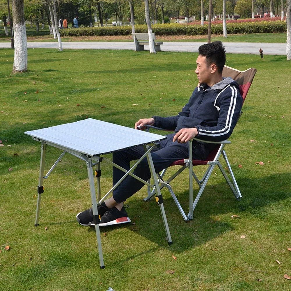 超軽量アルミ折りたたみテーブル モデルMJ924 ピクニック - Outdoor Furniture Store のレビューと価格