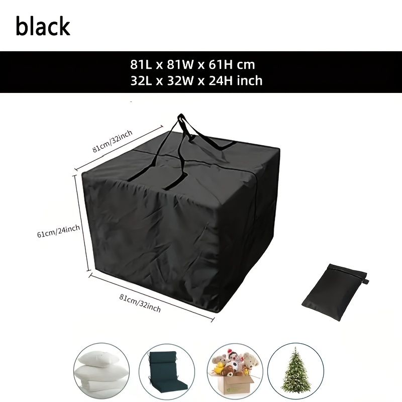 屋外パティオクッション収納バッグ、32×32×24インチの正 - Outdoor Furniture Cushions 24 X 24 のレビューと価格