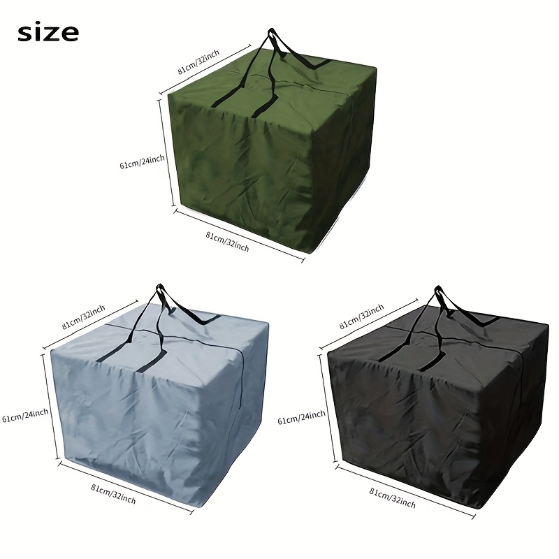 屋外パティオクッション収納バッグ、32×32×24インチの正 - Outdoor Furniture Cushions 24 X 24 のレビューと価格