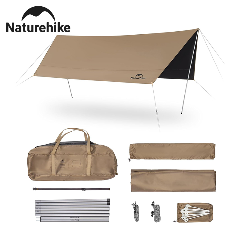 Naturehike 大型キャンプ防水キャノピーキャンプサン - Sun Sail Shade のレビューと価格