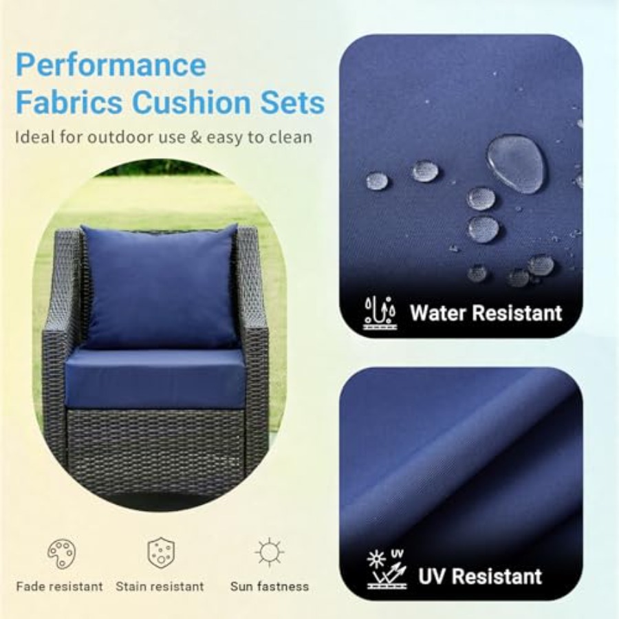 パティオ家具用屋外クッション、屋外シートクッションセット 2 - Outdoor Furniture Cushions 24 X 24 のレビューと価格